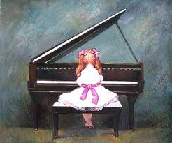 girl at piano