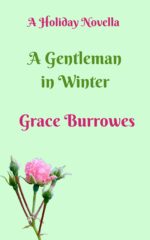 Book cover with image of snow encrusted rose, title and author name